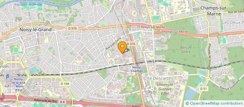 localisation de l'entreprise MADAME CECILIA AYANGUE  NOISY-LE-GRAND