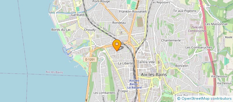 localisation de l'entreprise MADAME CECILIA BALLASI  AIX-LES-BAINS