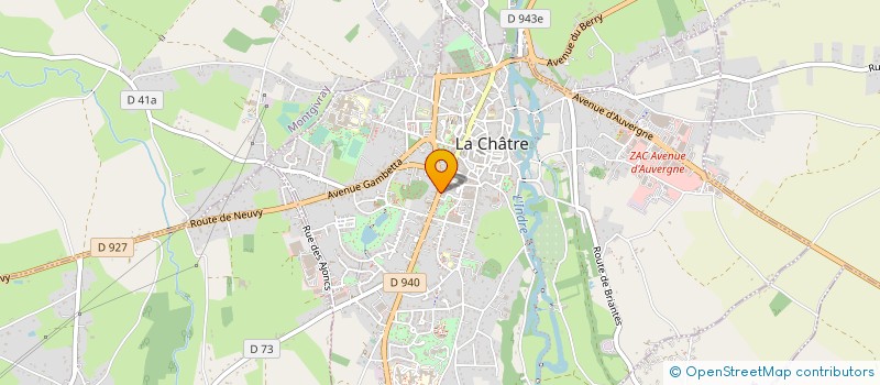 localisation de l'entreprise MADAME CECILIA BAYARD à LA CHATRE