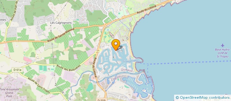 localisation de l'entreprise MADAME CECILIA BEERENS  GRIMAUD