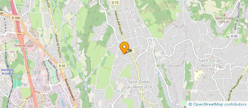 localisation de l'entreprise MADAME CECILIA BEGHAIN  SAINT-DIDIER-AU-MONT-D OR