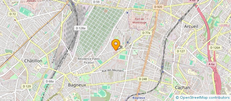 localisation de l'entreprise MADAME CECILIA BONACHO à BAGNEUX