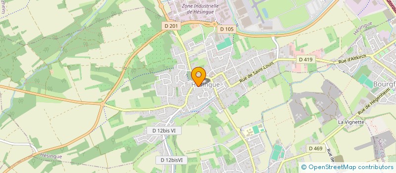 localisation de l'entreprise MADAME CECILIA BOUQUANT  HESINGUE