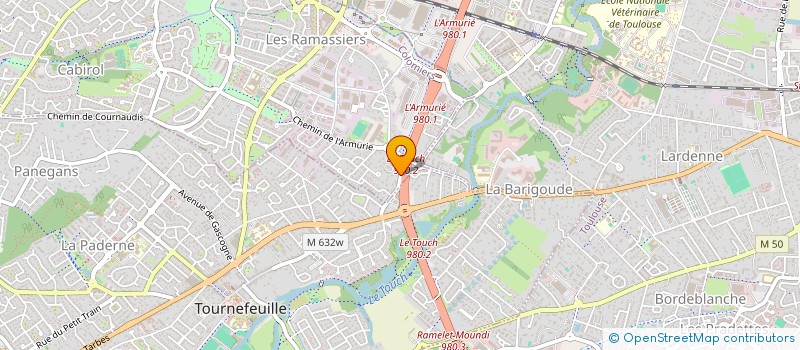 localisation de l'entreprise MADAME CECILIA BOURREL à COLOMIERS