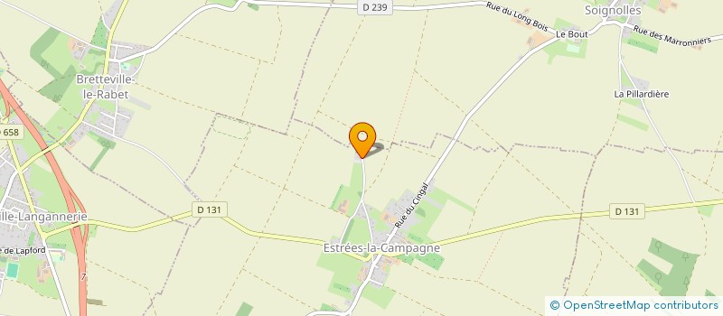 localisation de l'entreprise MADAME CECILIA BOUVIER  ESTREES-LA-CAMPAGNE