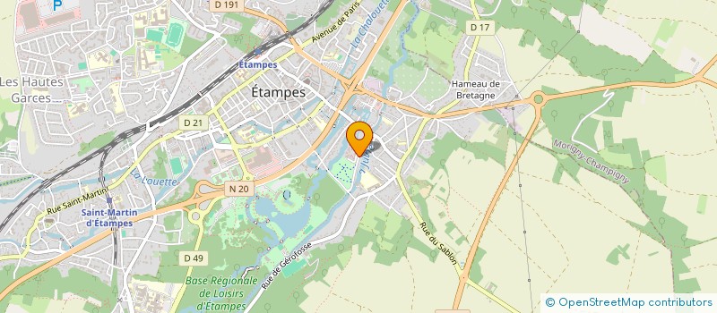 localisation de l'entreprise MADAME CECILIA BOUZID  ETAMPES