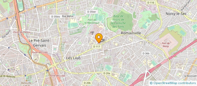 localisation de l'entreprise MADAME CECILIA BREUIL à LES LILAS