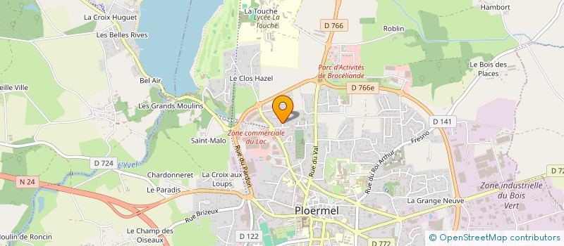 localisation de l'entreprise MADAME CECILIA BRIDONNEAU  PLOERMEL