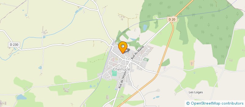 localisation de l'entreprise MADAME CECILIA BROCHARD  CHEMAZE