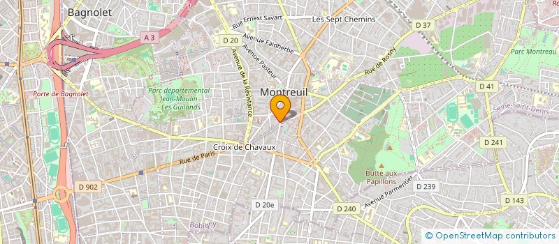 localisation de l'entreprise MADAME CECILIA BUISSON à MONTREUIL