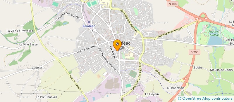 localisation de l'entreprise MADAME CECILIA CALUWE à LOUDEAC