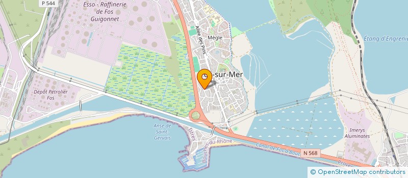 localisation de l'entreprise MADAME CECILIA CAMBOURIS  FOS-SUR-MER