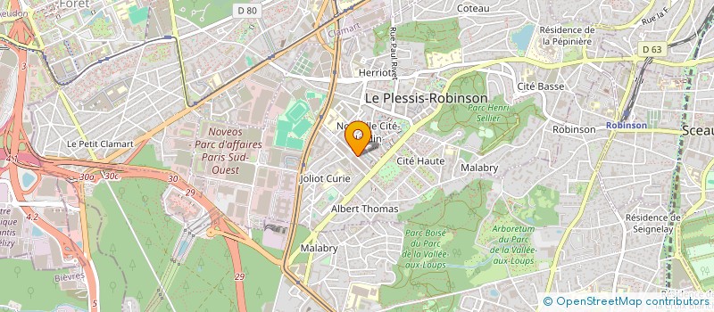 localisation de l'entreprise MADAME CECILIA CARMOUET à LE PLESSIS-ROBINSON