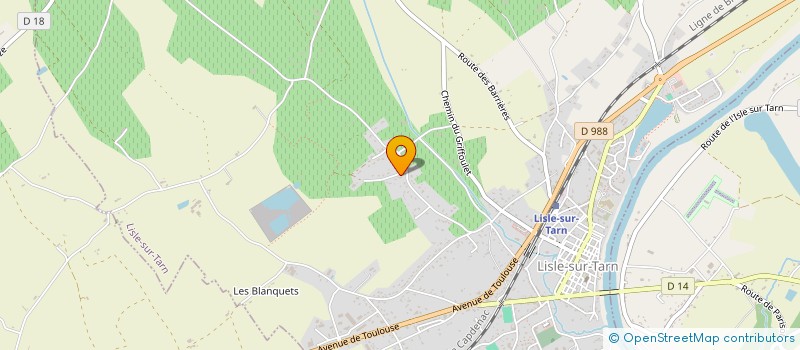 localisation de l'entreprise MADAME CECILIA CARRIERE à LISLE-SUR-TARN