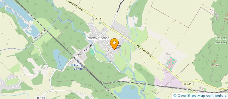 localisation de l'entreprise MADAME CECILIA CAVALLIN  ROCHY-CONDE