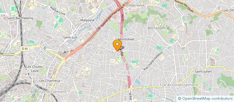 localisation de l'entreprise MADAME CECILIA CERMOLACCE  MARSEILLE