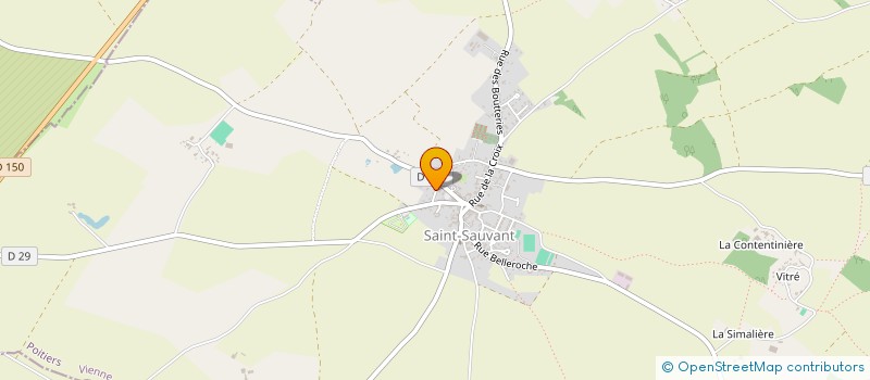 localisation de l'entreprise MADAME CECILIA CHARBONNEAU  SAINT-SAUVANT