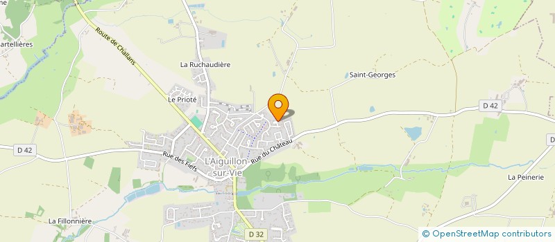 localisation de l'entreprise MADAME CECILIA CHATELLIER  L'AIGUILLON-SUR-VIE