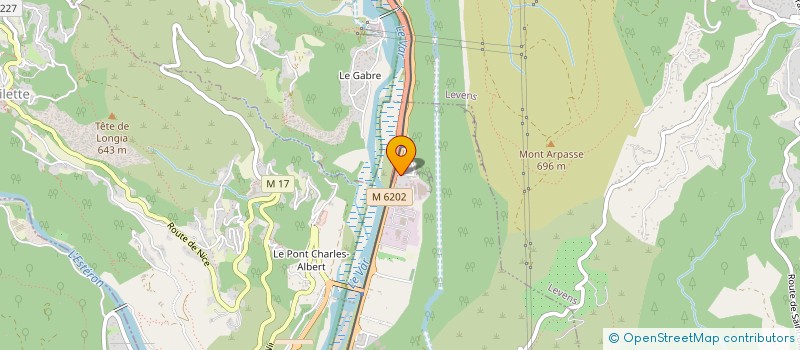 localisation de l'entreprise MADAME CECILIA CHULIA  LA ROQUETTE-SUR-VAR