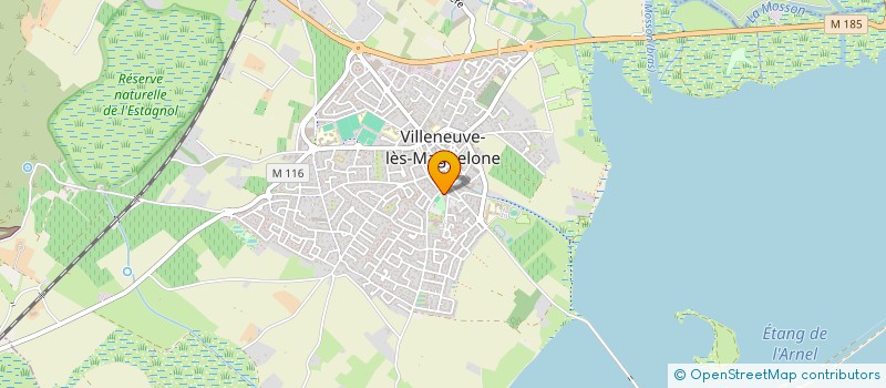 localisation de l'entreprise MADAME CECILIA CLUZEL  VILLENEUVE-LES-MAGUELONE