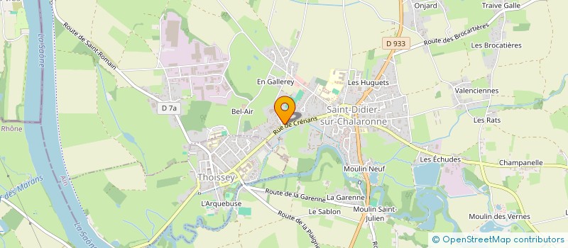 localisation de l'entreprise MADAME CECILIA COMANDE  SAINT-DIDIER-SUR-CHALARONNE