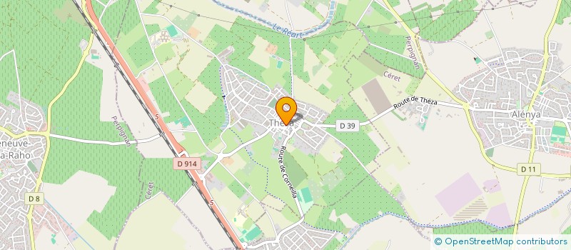 localisation de l'entreprise MADAME CECILIA CONTRERAS VIRGUEZ  THEZA