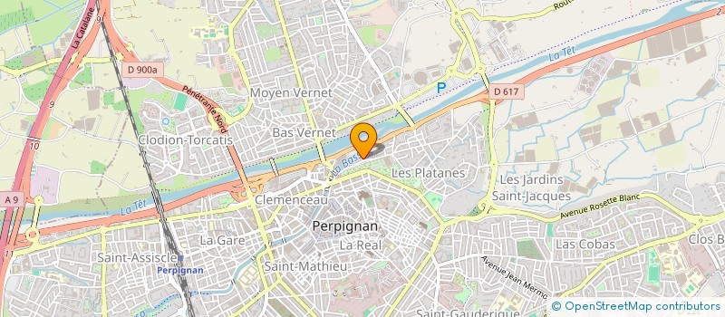 localisation de l'entreprise MADAME CECILIA CORGOL  PERPIGNAN