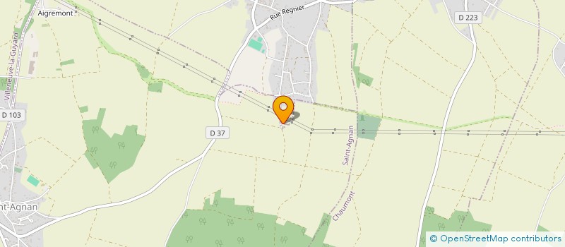 localisation de l'entreprise MADAME CECILIA COSSET  VILLEBLEVIN