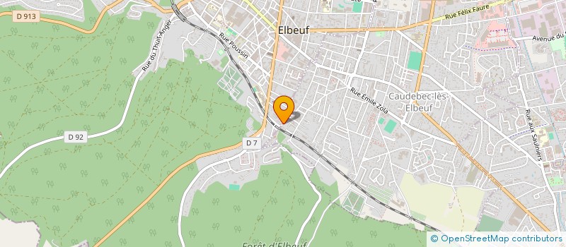 localisation de l'entreprise MADAME CECILIA COURVALET  ELBEUF