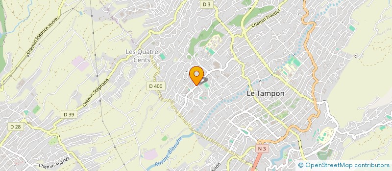 localisation de l'entreprise MADAME CECILIA COUVELARD à LE TAMPON
