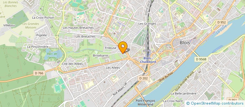 localisation de l'entreprise MADAME CECILIA DA SILVA  BLOIS