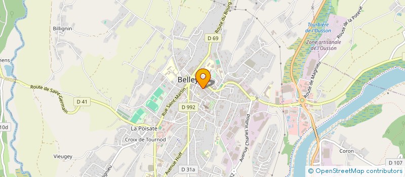 localisation de l'entreprise MADAME CECILIA DABURON à BELLEY