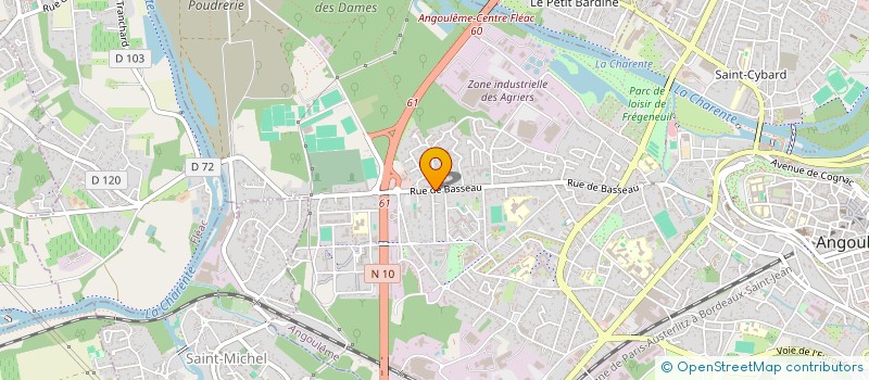 localisation de l'entreprise MADAME CECILIA DAMECOURT à ANGOULEME