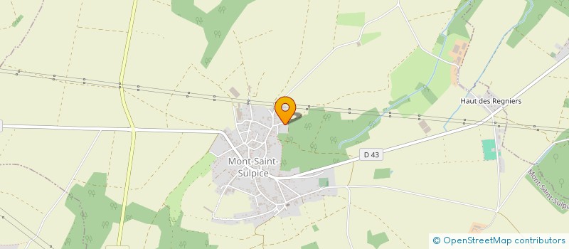 localisation de l'entreprise MADAME CECILIA DAVAUX  MONT-SAINT-SULPICE