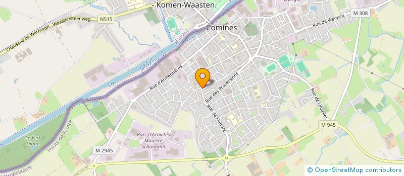 localisation de l'entreprise MADAME CECILIA DECRUYDT  COMINES