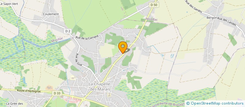 localisation de l'entreprise MADAME CECILIA DEHAIS  LA CHAPELLE-DES-MARAIS