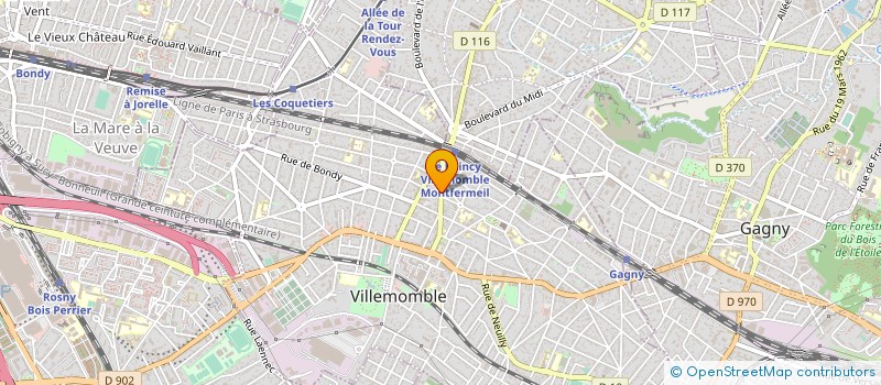 localisation de l'entreprise MADAME CECILIA DELESTRE  VILLEMOMBLE