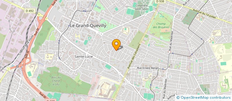 localisation de l'entreprise MADAME CECILIA DENISSE  LE GRAND-QUEVILLY