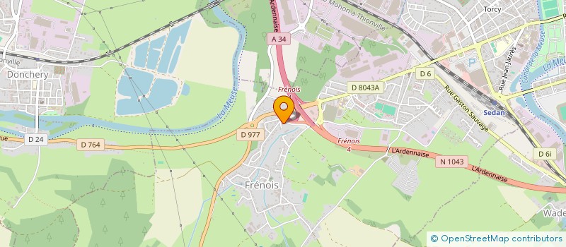 localisation de l'entreprise MADAME CECILIA DEPIT  SEDAN