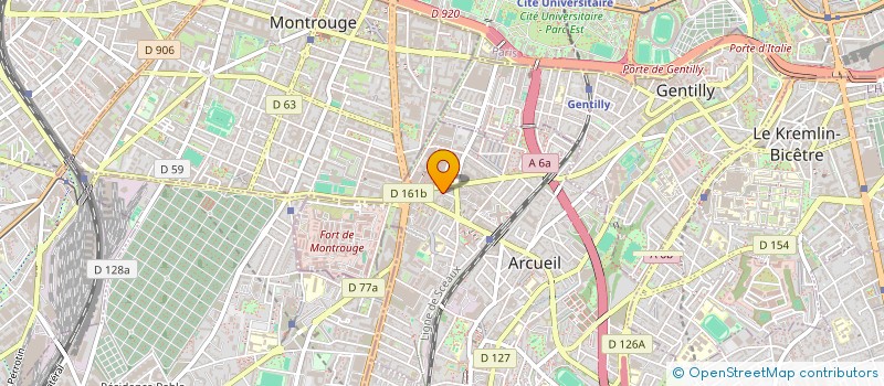 localisation de l'entreprise MADAME CECILIA DESIREE SVAHN  ARCUEIL