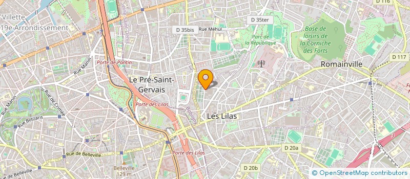 localisation de l'entreprise MADAME CECILIA DIVET à LES LILAS