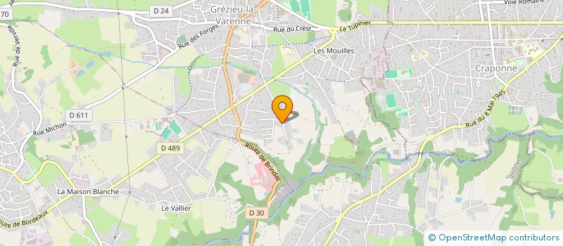 localisation de l'entreprise MADAME CECILIA DUBREUIL  GREZIEU-LA-VARENNE