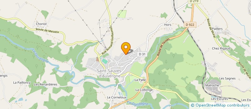 localisation de l'entreprise MADAME CECILIA DUFOUR à SAINT-SAUVES-D'AUVERGNE