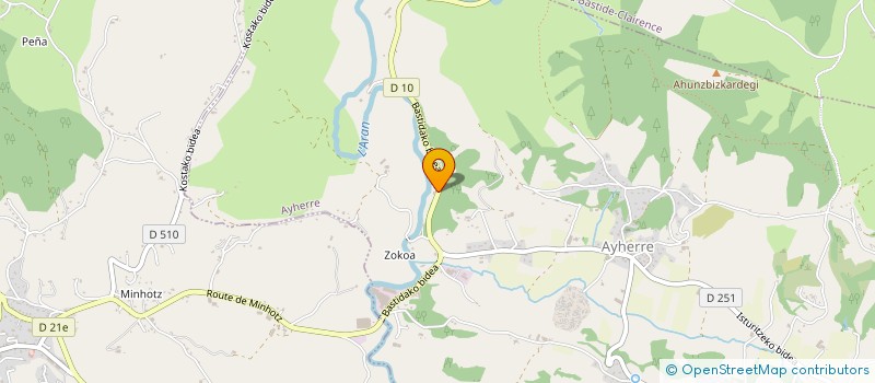 localisation de l'entreprise MADAME CECILIA ETCHART  MEHARIN