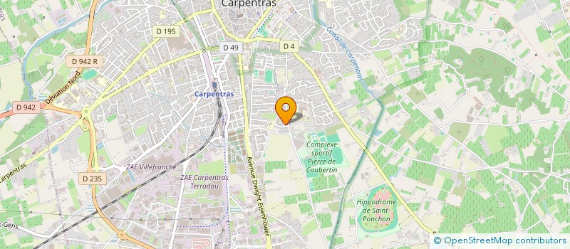 localisation de l'entreprise MADAME CECILIA FABRE à CARPENTRAS