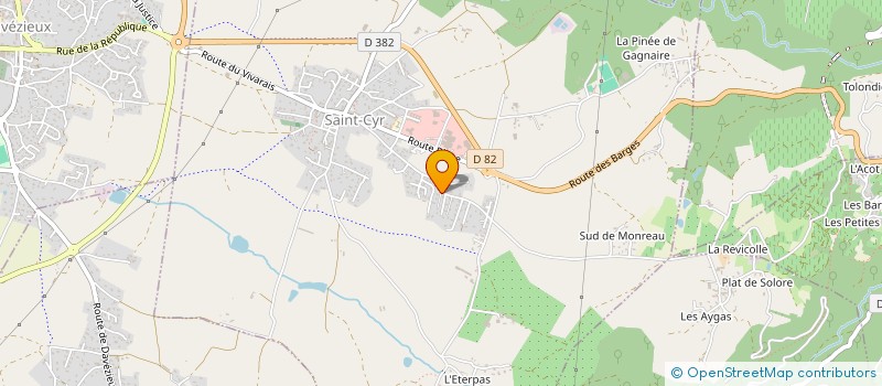 localisation de l'entreprise MADAME CECILIA FANGET à SAINT-CYR
