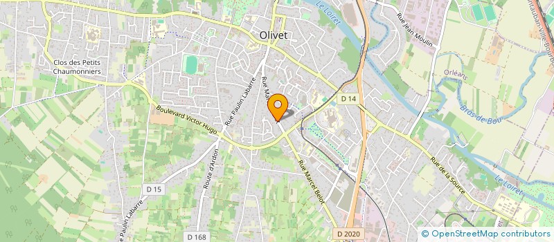 localisation de l'entreprise MADAME CECILIA FERNANDEZ à OLIVET