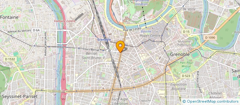 localisation de l'entreprise MADAME CECILIA FLORENT  GRENOBLE