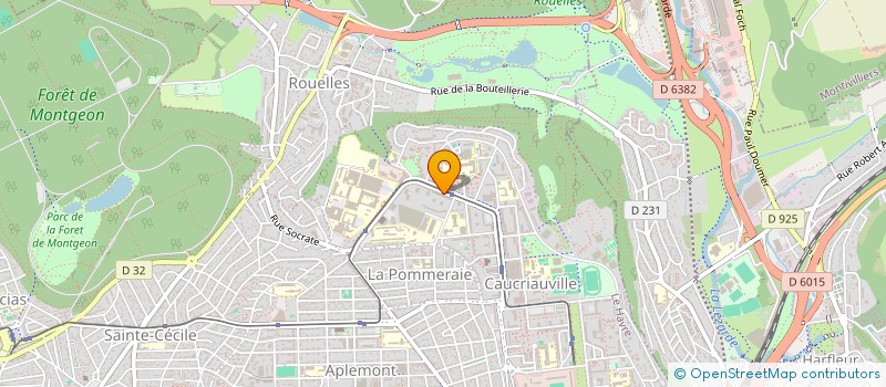 localisation de l'entreprise MADAME CECILIA FOLLIN  LE HAVRE