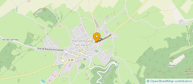 localisation de l'entreprise MADAME CECILIA FRACHEBOIS  PIERREFONTAINE-LES-VARANS